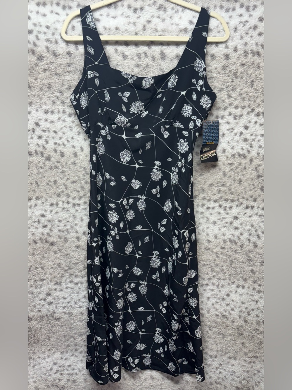 MLLE GABRIELLE FLORAL SLIP MINI DRESS